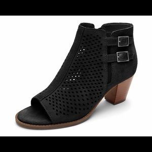 NWT Open Toe Ankle Bootie